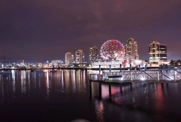 Vancouver City Silueti British Columbia Kanada — Stok fotoğraf