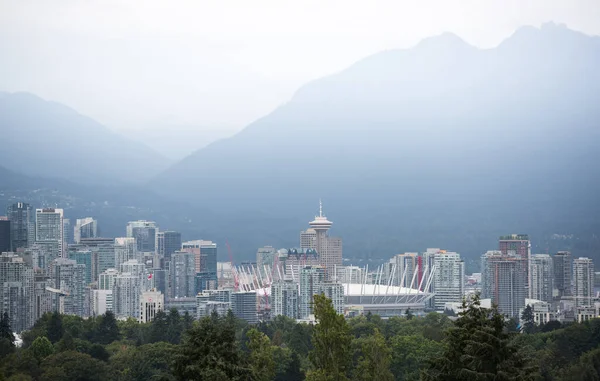 Vancouver City Skyline British Columbia Kanada — Stockfoto