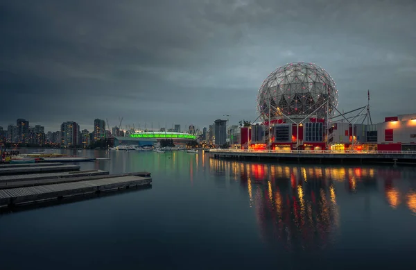 Vancouver Cidade Skyline Colúmbia Britânica Canadá — Fotografia de Stock