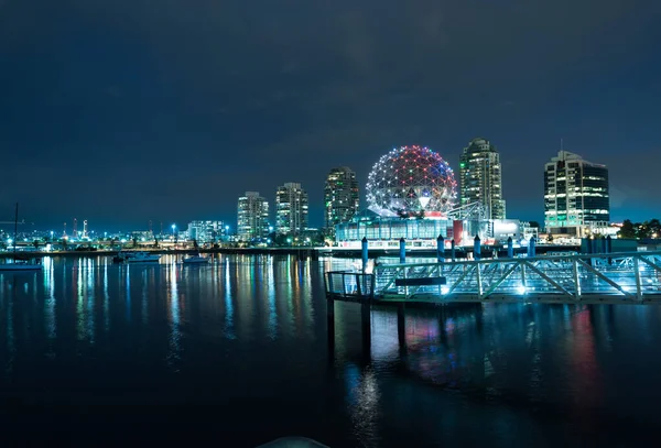 Vancouver City Silueti British Columbia Kanada — Stok fotoğraf