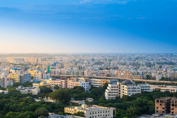 Bâtiments Ville Hyderabad Horizon Inde — Photo