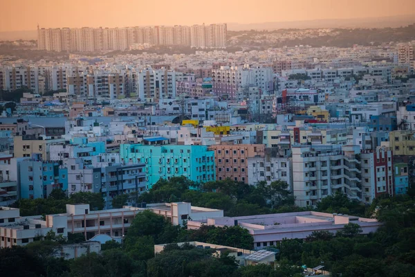 Bâtiments Ville Hyderabad Horizon Inde — Photo