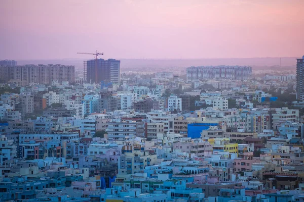 Edificios Ciudad Hyderabad Horizonte India —  Fotos de Stock