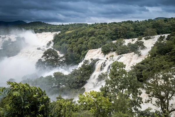 Shivanasamudra Fällt Distrikt Chamarajanagar Bundesstaat Karnataka Indien — Stockfoto