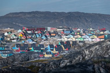 Grönland 'da Ilulissat' ın güzel manzarası