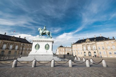 Kopenhag, Danimarka 'daki Amalienborg Sarayı.
