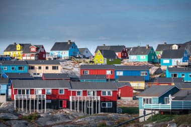 Grönland 'da Ilulissat' ın güzel manzarası