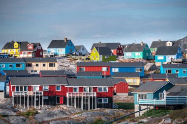 Grönland 'da Ilulissat' ın güzel manzarası