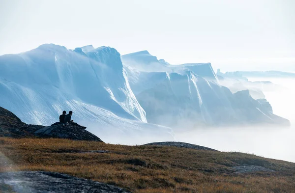 美丽的风景和巨大的冰山 — 图库照片