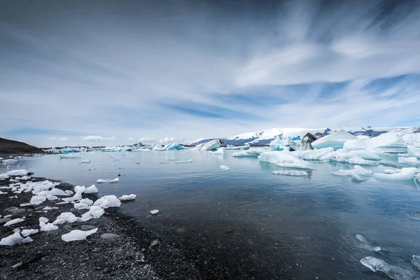 Jokulsarlon Glaciar Lagoa Gelo Islândia — Fotografia de Stock