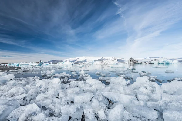 Jokulsarlon Gleccser Jég Lagúna Izland — Stock Fotó