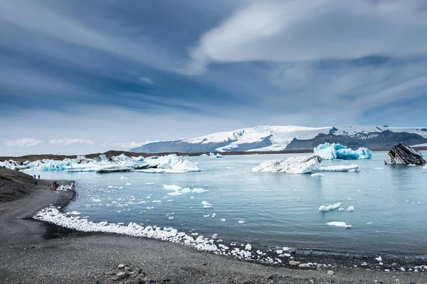 Lagune Glace Glacier Jokulsarlon Islande — Photo