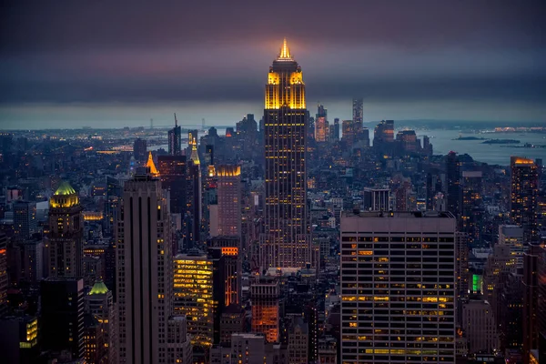New York City Skyline New York Spojené Státy Americké — Stock fotografie