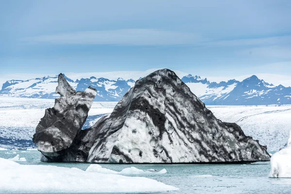 Λίμνη Παγετώνα Jokulsarlon Ισλανδία — Φωτογραφία Αρχείου