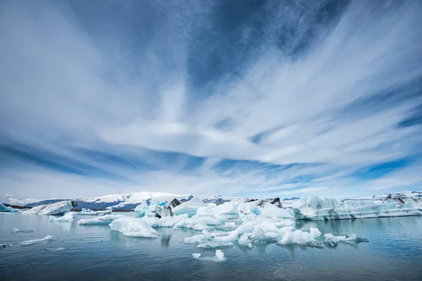 Lagune Glace Glacier Jokulsarlon Islande — Photo