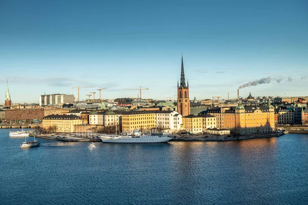 Estocolmo Skyline Cidade Suécia — Fotografia de Stock
