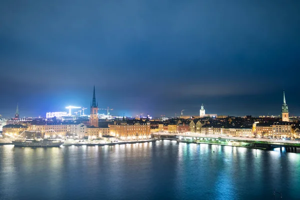 Stockholms Stadssiluett Sverige — Stockfoto