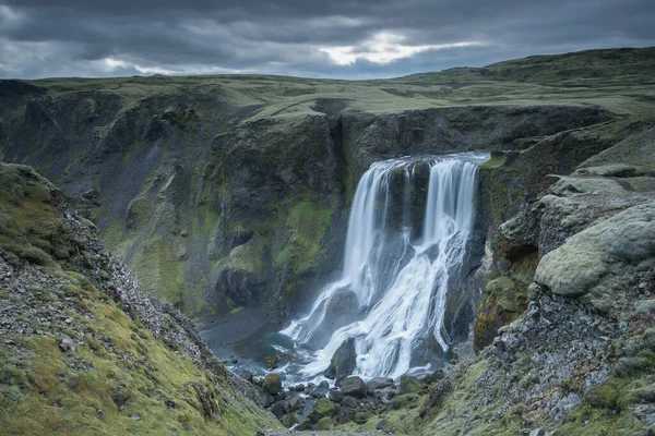 Cascada Fagrifoss Islandia —  Fotos de Stock