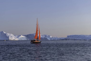 Yazın Grönland 'da Güzel Ilulissat