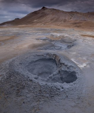 Myvatn İzlanda 'da Hver jeotermal alanı