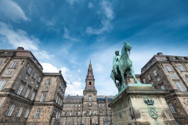Danimarka 'daki güzel Christiansborg Sarayı