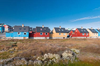 Grönland 'da Ilulissat' ın güzel manzarası