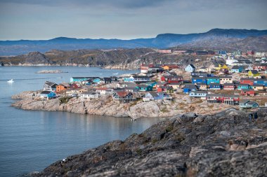 Grönland 'da Ilulissat' ın güzel manzarası