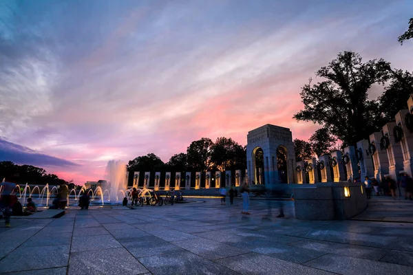 Monumento Segunda Guerra Mundial Washington — Foto de Stock