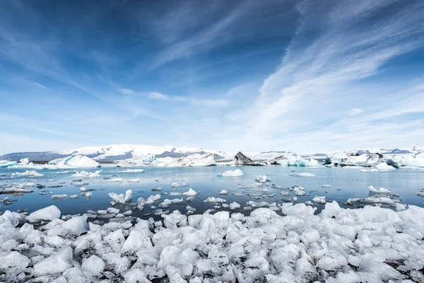 Льодова Лагуна Йокулсарлон Ісландія — стокове фото