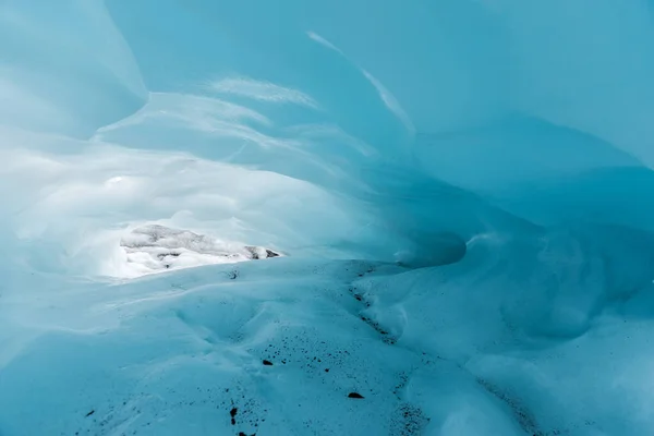 Een Gletsjerijsgrot Ijsland — Stockfoto