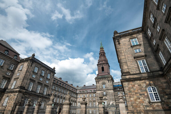 Beautiful Christiansborg Palace in Denmark