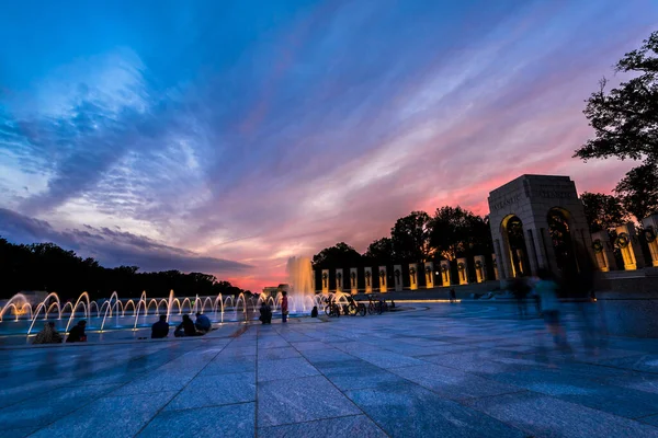 Monumento Segunda Guerra Mundial Washington — Foto de Stock