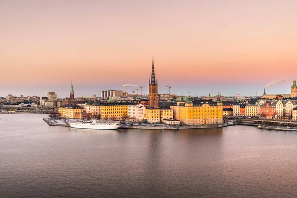 Stockholms Stadssiluett Sverige — Stockfoto