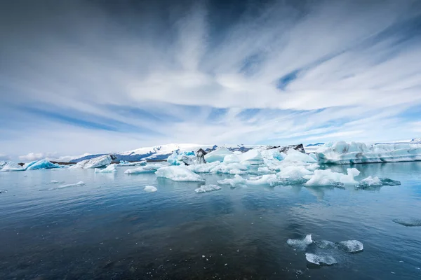 Jokulsarlon Glaciar Lagoa Gelo Islândia — Fotografia de Stock