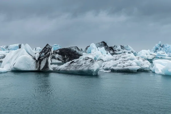 Jokulsarlon Glaciar Lagoa Gelo Islândia — Fotografia de Stock