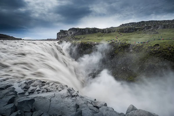 アイスランドの夏の滝の検出 — ストック写真