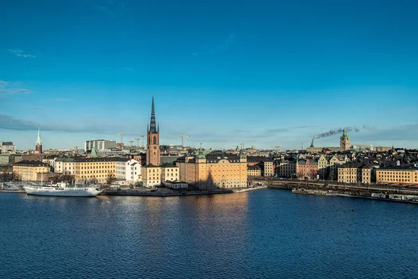 Skyline Della Città Stoccolma Svezia — Foto Stock