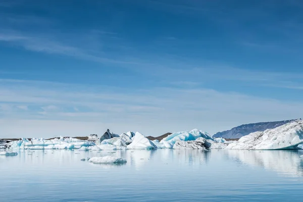 Ledovcová Laguna Jokulsarlon Island — Stock fotografie