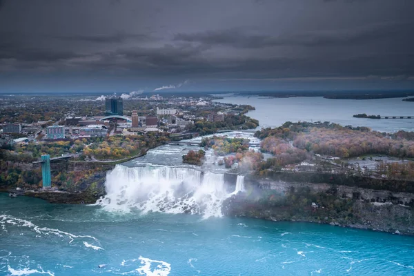 Güzel Niagara Şelaleleri Geceleyin — Stok fotoğraf