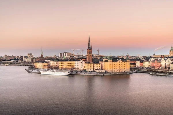 Skyline Della Città Stoccolma Svezia — Foto Stock