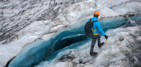 Pemandangan Indah Gletser — Stok Foto