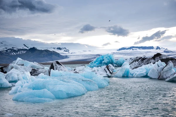 Laguna Hielo Glaciar Jokulsarlon Islandia —  Fotos de Stock
