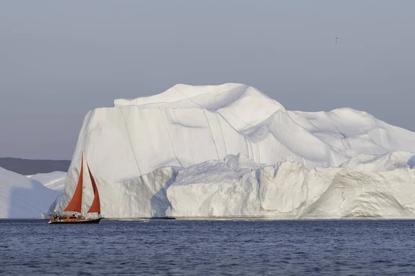 Bellissimo Paesaggio Con Grandi Iceberg — Foto Stock