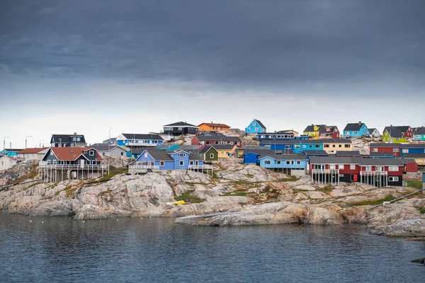 Όμορφη Θέα Στο Ilulissat Στη Γροιλανδία — Φωτογραφία Αρχείου