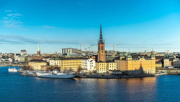 Ciudad Estocolmo Skyline Suecia — Foto de Stock