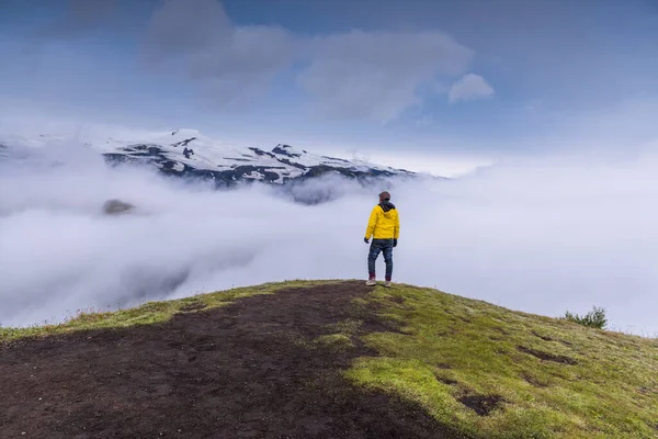 冰岛夏天美丽的山景 — 图库照片