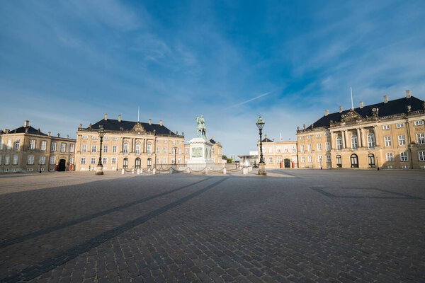 Красивый город Копенгаген в Дании

