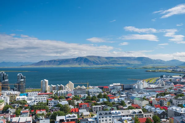 Reykjavik Stad Zomer Ijsland — Stockfoto
