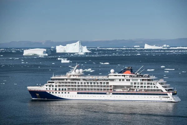 Όμορφη Θέα Στο Ilulissat Στη Γροιλανδία — Φωτογραφία Αρχείου