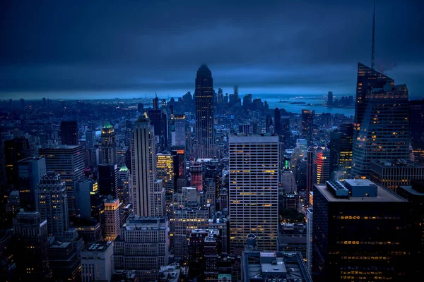 Newyork City Skyline Nova Iorque Estados Unidos América — Fotografia de Stock